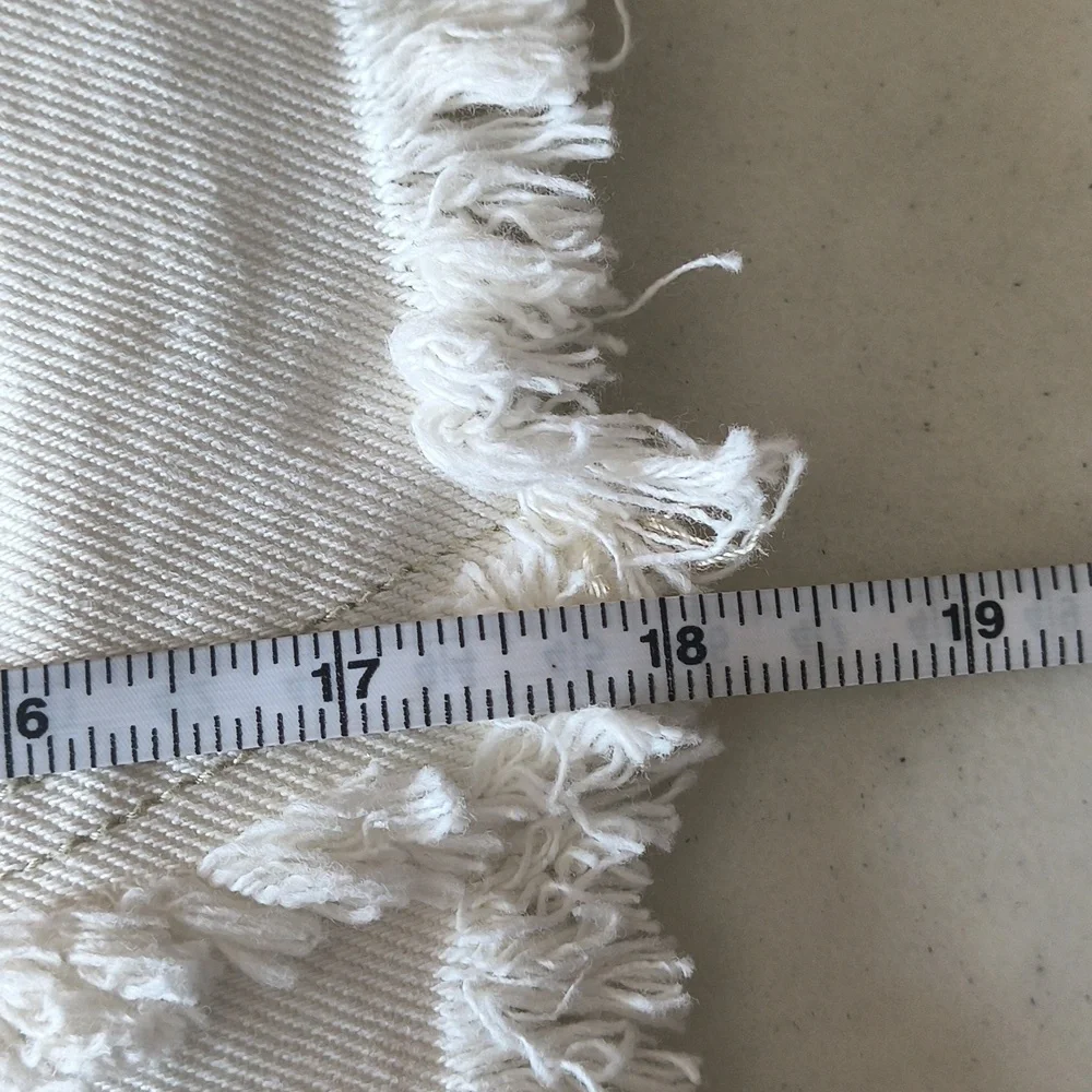 NWT We the Free by Free People Bailey Denim Skirt Size 29 Deco White